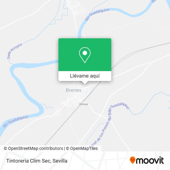 Mapa Tintoreria Clim Sec