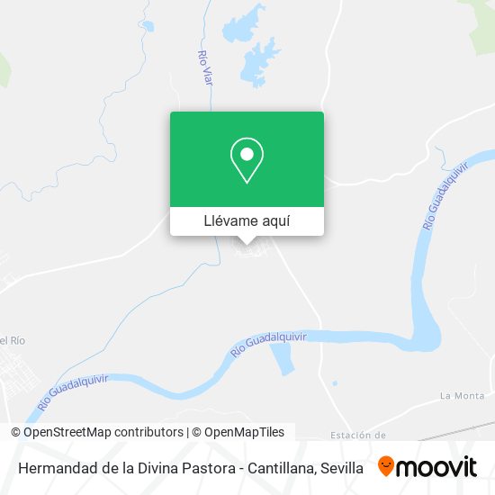 Mapa Hermandad de la Divina Pastora - Cantillana