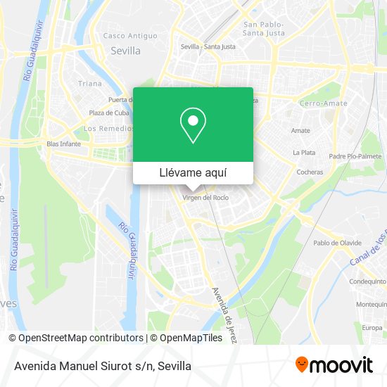 Mapa Avenida Manuel Siurot s/n