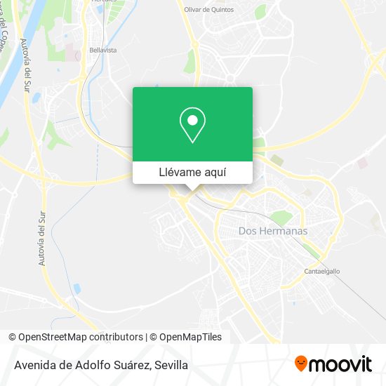 Mapa Avenida de Adolfo Suárez
