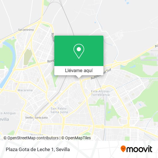 Mapa Plaza Gota de Leche 1