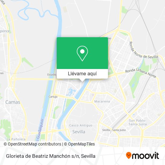 Mapa Glorieta de Beatriz Manchón s / n