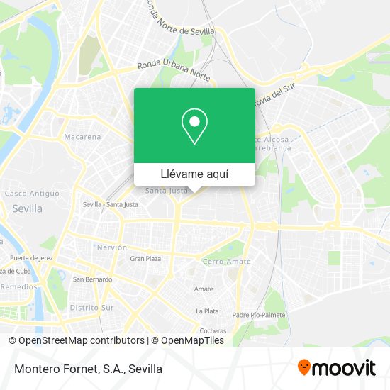 Mapa Montero Fornet, S.A.