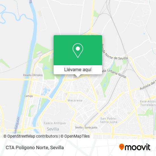 Mapa CTA Polígono Norte