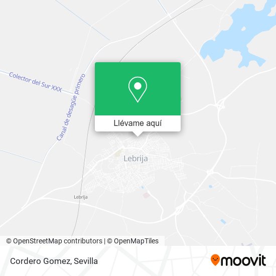 Mapa Cordero Gomez