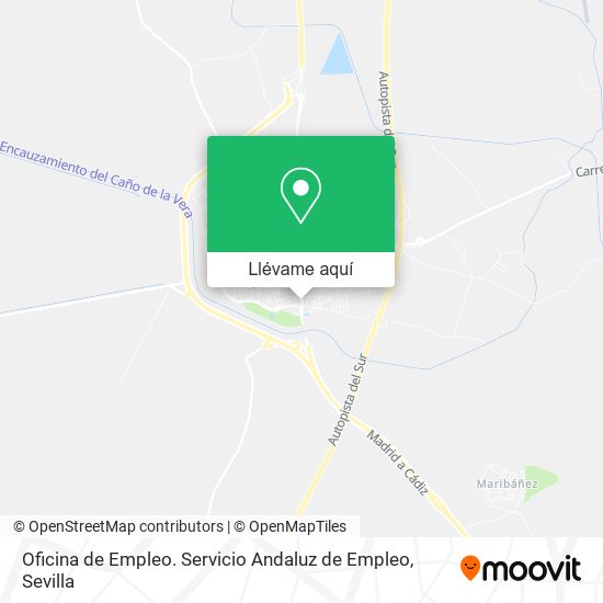 Mapa Oficina de Empleo. Servicio Andaluz de Empleo