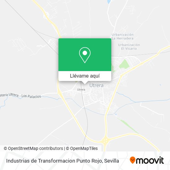 Mapa Industrias de Transformacion Punto Rojo