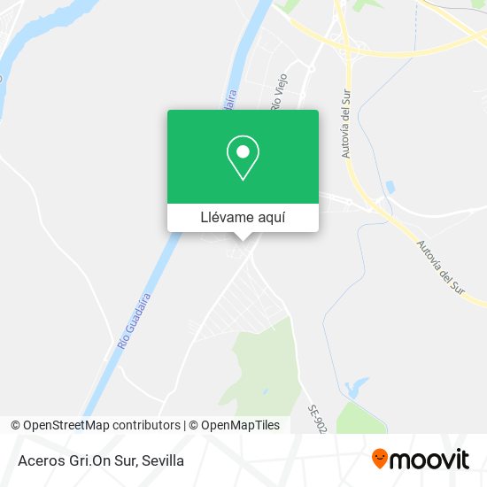 Mapa Aceros Gri.On Sur
