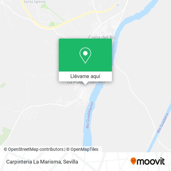 Mapa Carpinteria La Marisma