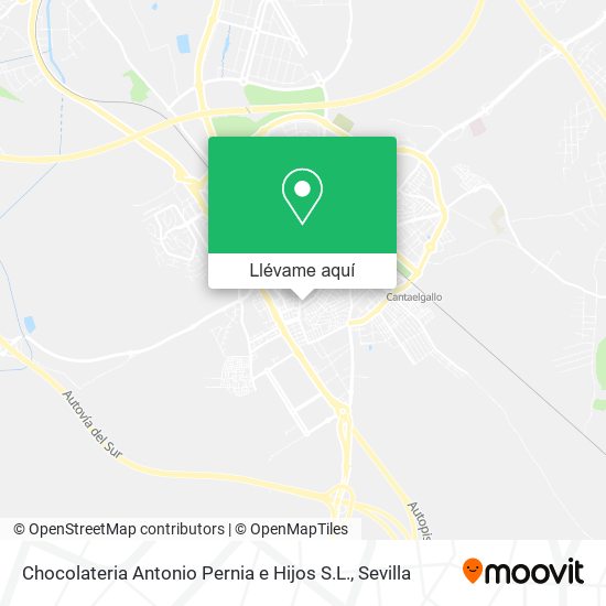 Mapa Chocolateria Antonio Pernia e Hijos S.L.