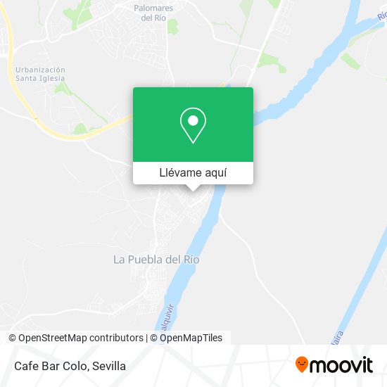 Mapa Cafe Bar Colo