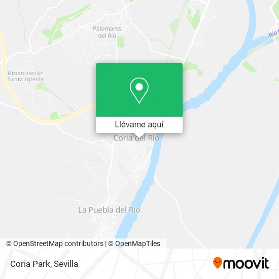 Mapa Coria Park