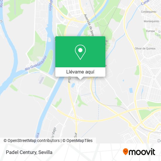 Mapa Padel Century