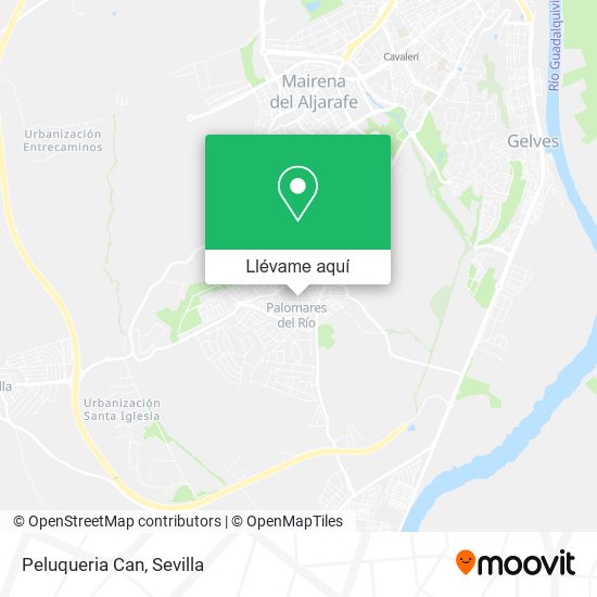 Mapa Peluqueria Can
