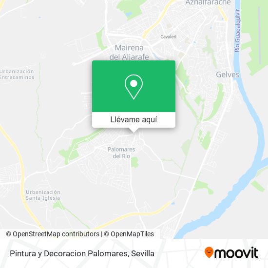 Mapa Pintura y Decoracion Palomares