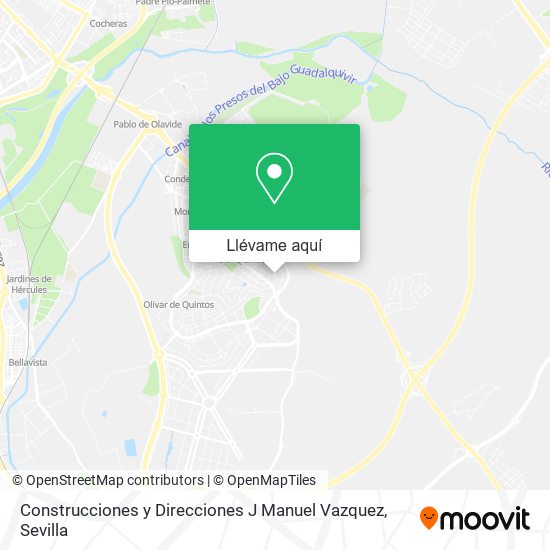 Mapa Construcciones y Direcciones J Manuel Vazquez