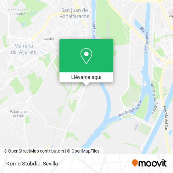 Mapa Komo Stubdio