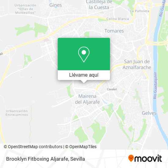 Mapa Brooklyn Fitboxing Aljarafe