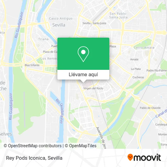 Mapa Rey Pods Iconica