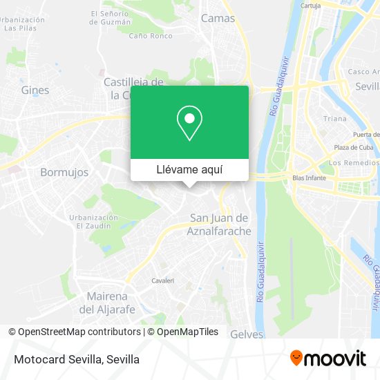 Mapa Motocard Sevilla