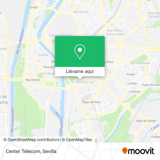 Mapa Center Telecom