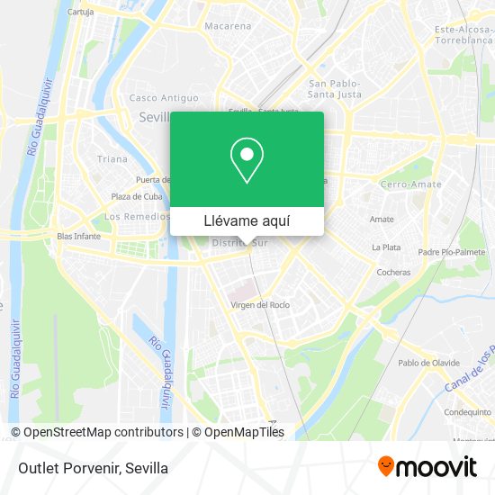 Mapa Outlet Porvenir