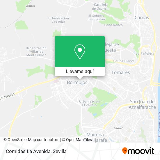 Mapa Comidas La Avenida