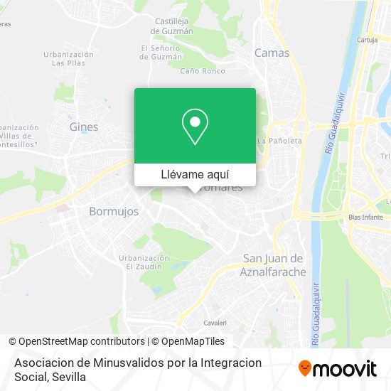 Mapa Asociacion de Minusvalidos por la Integracion Social