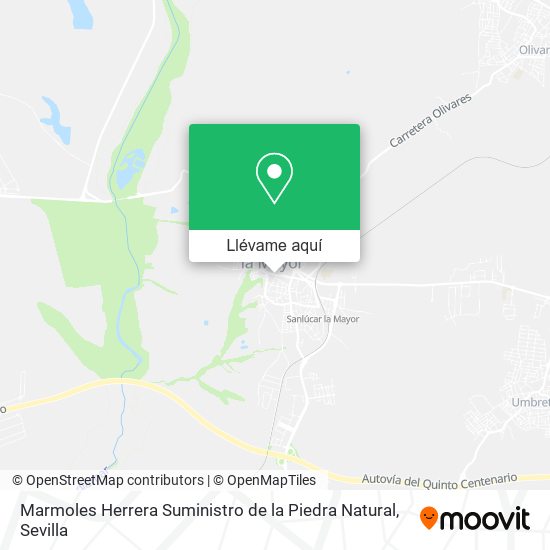Mapa Marmoles Herrera Suministro de la Piedra Natural