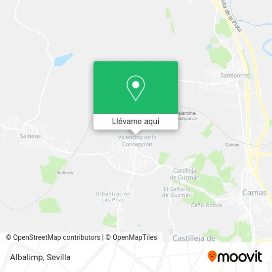 Mapa Albalimp