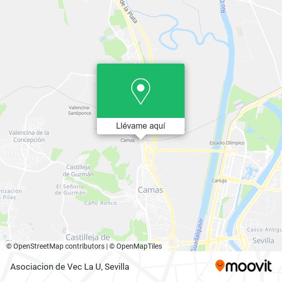 Mapa Asociacion de Vec La U