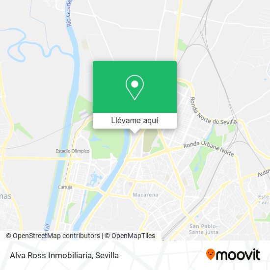 Mapa Alva Ross Inmobiliaria