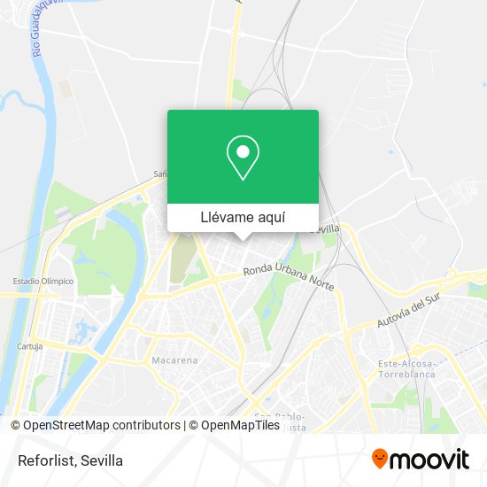 Mapa Reforlist