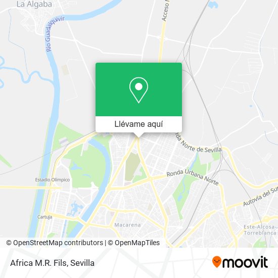 Mapa Africa M.R. Fils