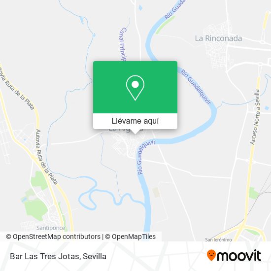 Mapa Bar Las Tres Jotas