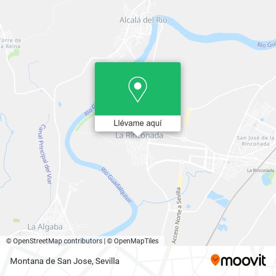 Mapa Montana de San Jose