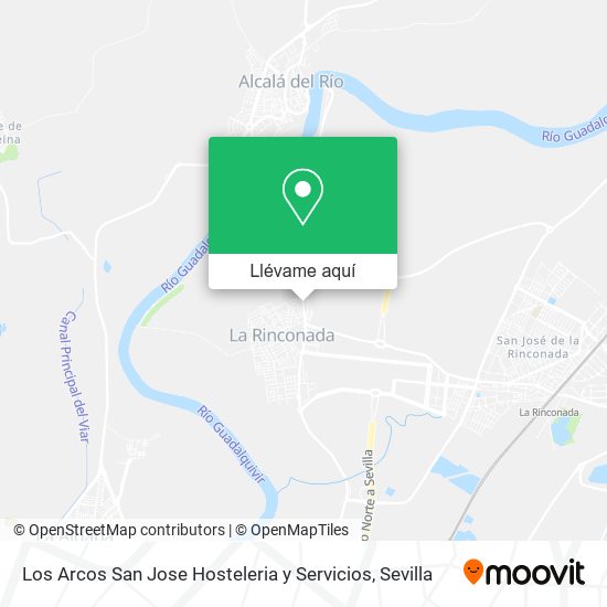 Mapa Los Arcos San Jose Hosteleria y Servicios