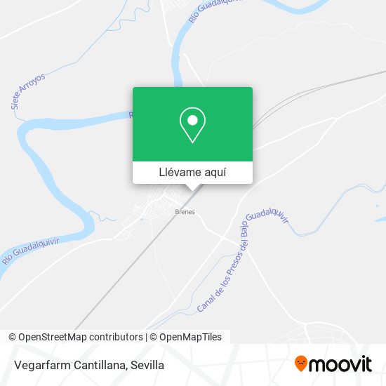 Mapa Vegarfarm Cantillana