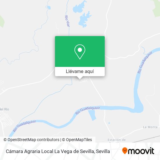 Mapa Cámara Agraria Local La Vega de Sevilla