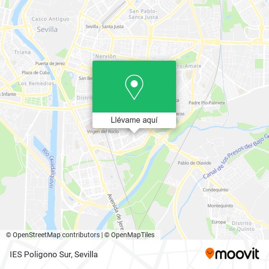 Mapa IES Poligono Sur