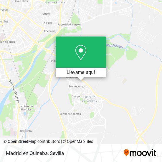 Mapa Madrid en Quineba