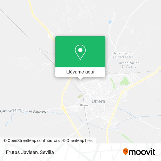 Mapa Frutas Javisan
