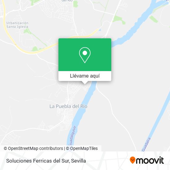 Mapa Soluciones Ferricas del Sur