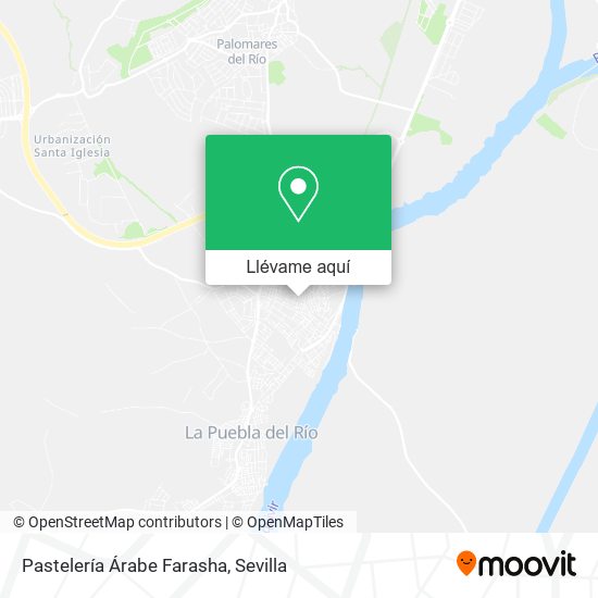 Mapa Pastelería Árabe Farasha