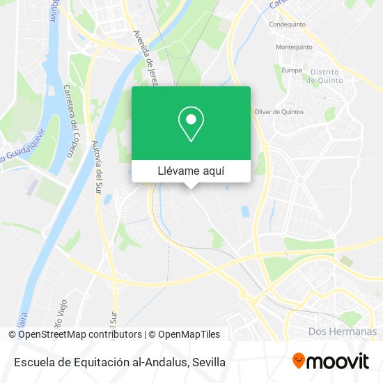 Mapa Escuela de Equitación al-Andalus