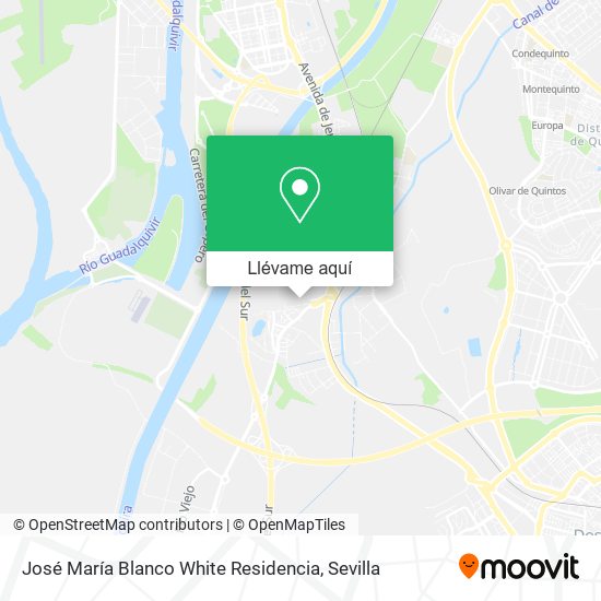 Mapa José María Blanco White Residencia