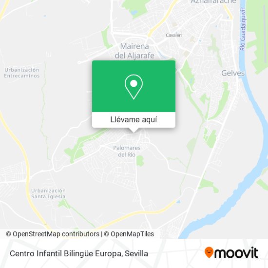 Mapa Centro Infantil Bilingüe Europa