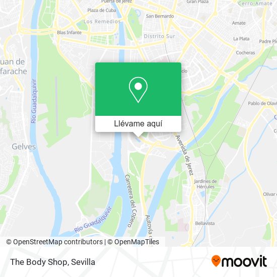 Mapa The Body Shop