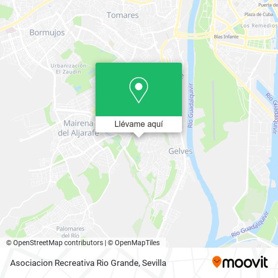 Mapa Asociacion Recreativa Rio Grande