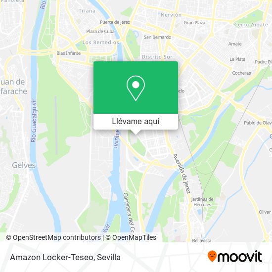 Mapa Amazon Locker-Teseo